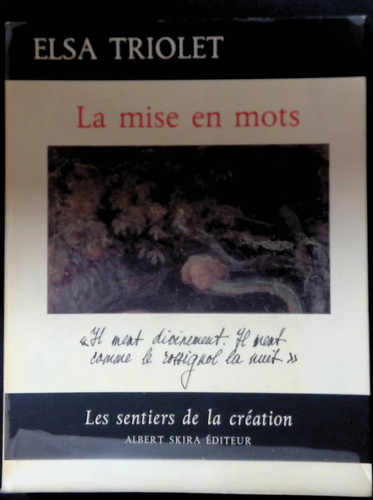 Triolet mise en mots - la,