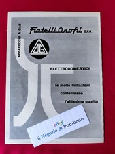 Advertising - Pubblicità ITALIA ( 1964 ) : FRATELLI ONOFRI Spa elettrodomestici