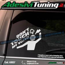 Adesivo Don't Touch my Volvo