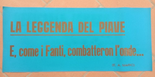 Leggenda del piave - del,