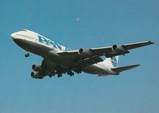 C1 - Cp Cartolina Aereo PAN AM Pan American Airways Boeing 747  - Fg Nvg
