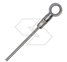 Cavo frizione con occhiello motocoltivatore GOLDONI diametro cavo 3mm A02542