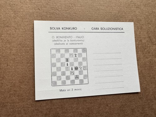 Carta scacchi 1969 - carta,
