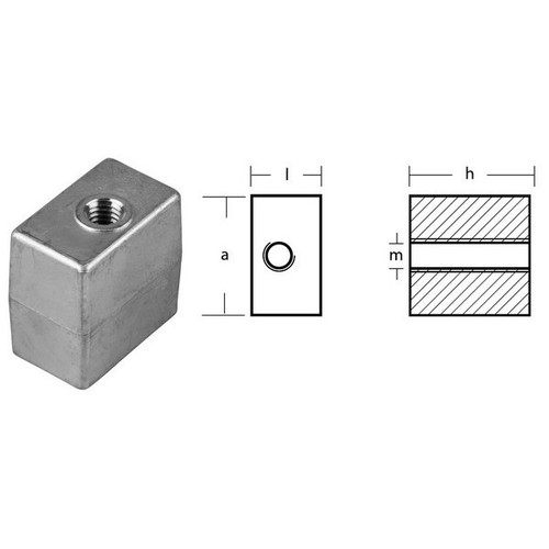 Anodo cubo omc johnson - omc,