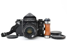 Pentax 6x7 67 fotocamera pellicola livello occhi 105 mm f/2.4 obiettivo dal GIAPPONE [ecc+5 con impugnatura]