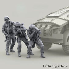 Modellino in resina 1/35 kit soldatini militari moderni 3 personaggi non assemblati non dipinti