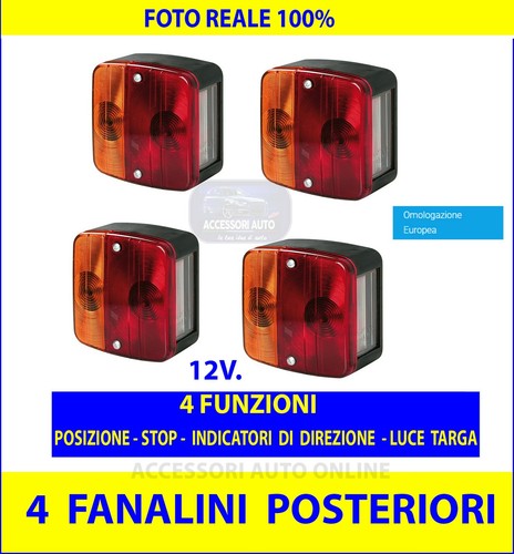 Fanali luci posteriori