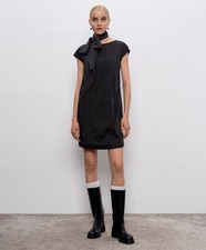 Abito Brunello Cucinelli in seta plissettato dritto taglia M circa Doveri pagati (USA)