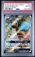 PSA 10 DRAGONITE GX 103