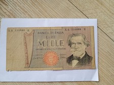 Banconota Mille 1000 Lire
