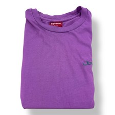 T-shirt Supreme viola cotone
