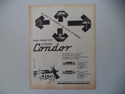 Advertising pubblicità 1961 - advertising,