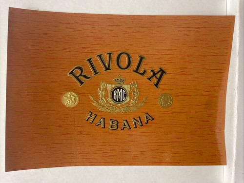 Etichetta cassa portasigari