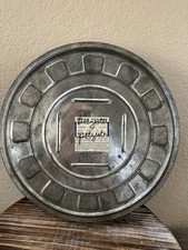 Vintage Copex Positive 1970 35mm Bidone Pellicola Metallo Made in Belgium Set di 2