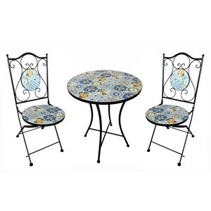 Set tavolo tondo mosaico - c,