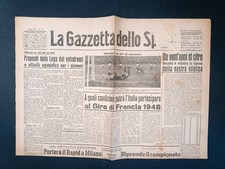 Sheet La Gazzetta dello Sport