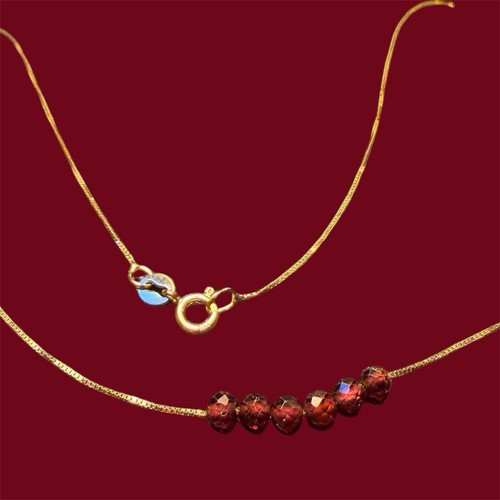 Collana con perline oro - con,