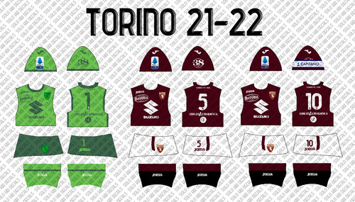 Subbuteo decals torino 22 - torino,