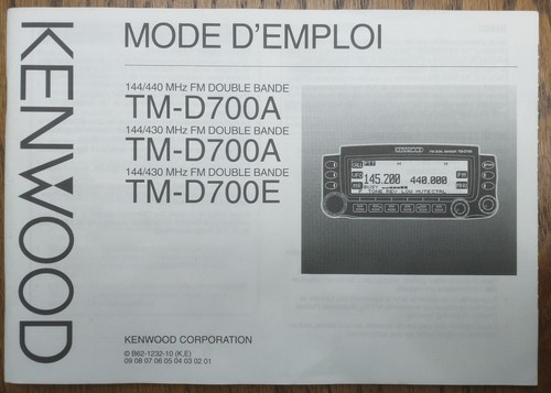 Kenwood d700a francese - kenwood,