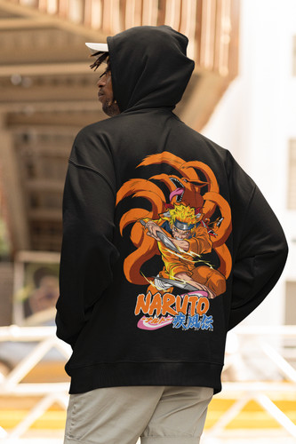 Felpa con cappuccio - , naruto