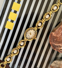 Pearl Watch | Vintage Womens Gold Watch | Elegant Watch | Felise Atelier | Gift