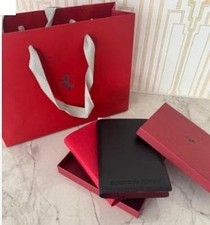 Ferrari Black & Red leather
