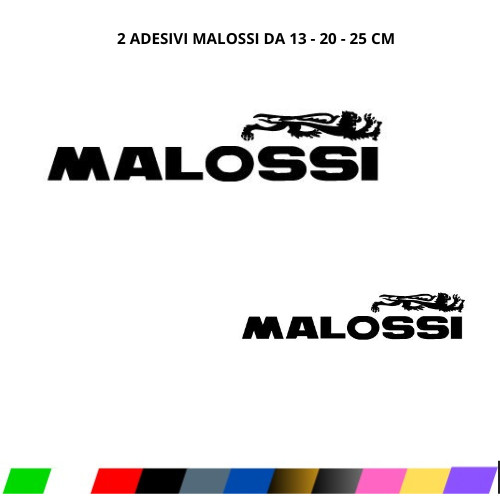 Adesivo vintage malossi - adesivo,