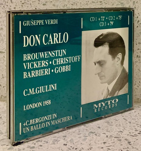 Verdi don carlo 1958 - don, [1958]