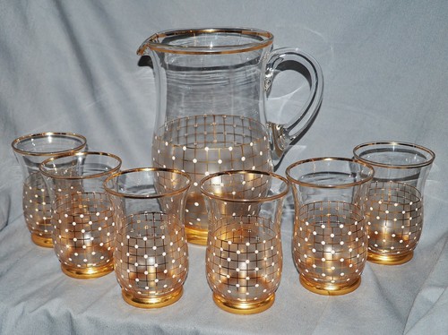 Succo acqua set brocca 6 - brocca, +
