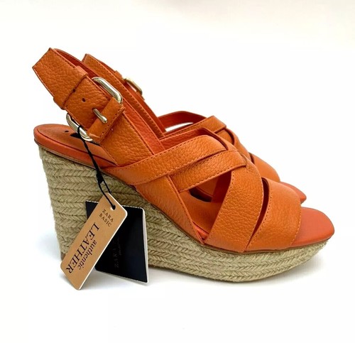 Zara sandali pelle - zara, in