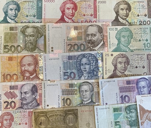 Banconote kuna croate - kuna,
