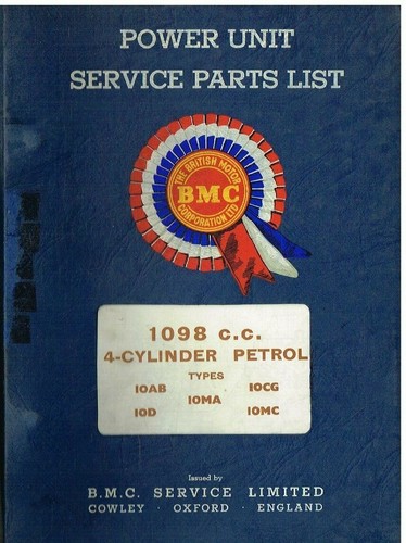 Catalogo ricambi motore austin - motore,