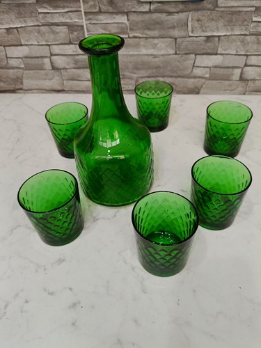 Servizio vetro verde smeraldo - vetro,