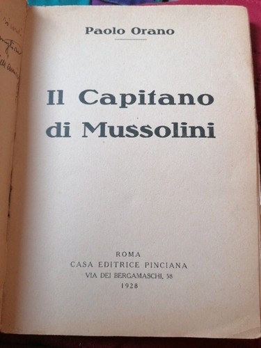 Paolo orano capitano di - capitano,