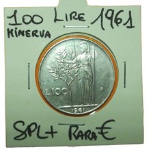 100 LIRE 1961  MINERVA1°TIPO