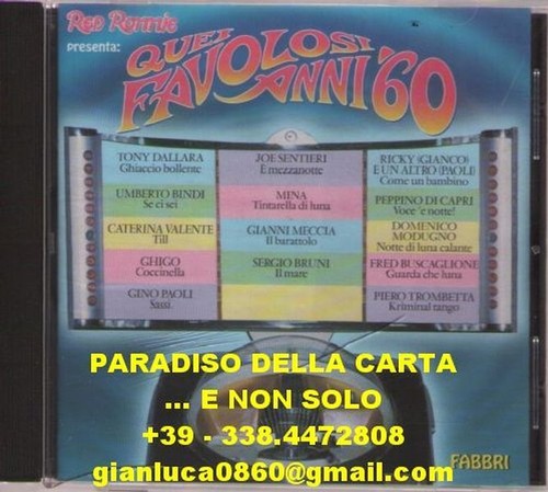 Quei favolosi anni cd - '60, (cd