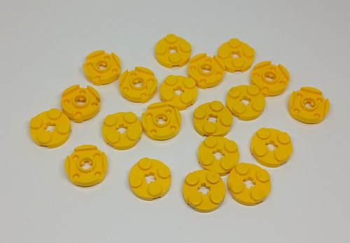 Lego 20x plaque ronde x - :,