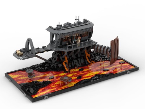 Lego star wars ucs mustafar - star,