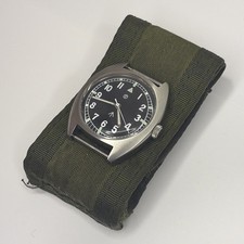 Orologio Vintage Stile CWC British Military Field Quarzo Movimento Giappone Funzionante