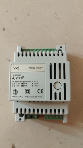 Alimentatore bpt 200r - alimentatore, a/200r