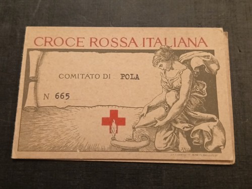 Tessera ventennio croce rossa - ventennio,
