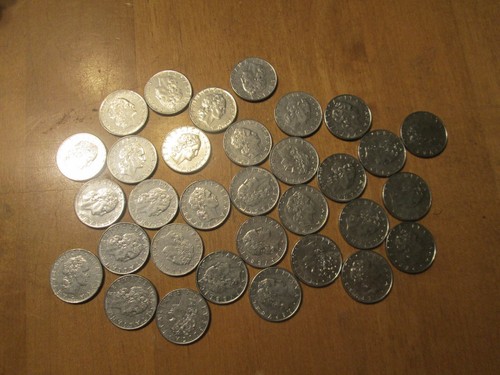 Lotto monete lire italia - lotto, 50
