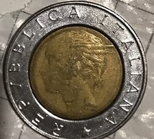 Moneta da 500 lire ERRORE