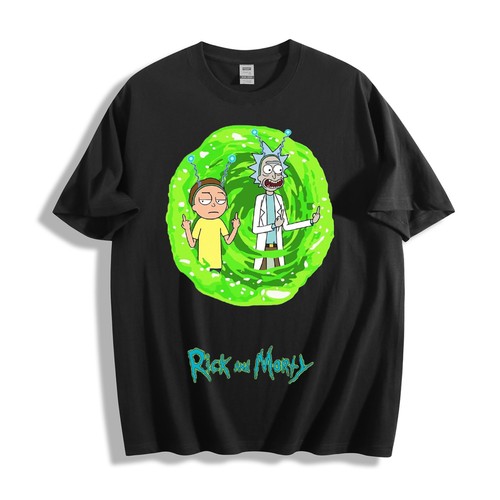 Shirt rick and morty portal - t-shirt,