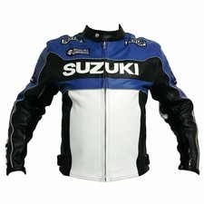 Suzuki Men Leather Biker