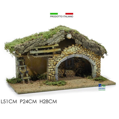 Capanna grotta legno con - in,