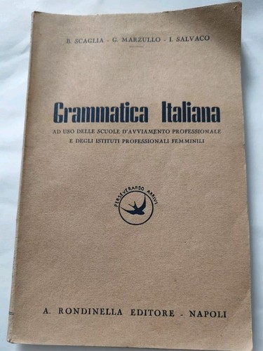Grammatica italiana scaglia - grammatica,