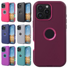 Cover telefono ibrida resistente agli urti per iPhone 16 Pro MAX 6 6S 7 8 11 XR