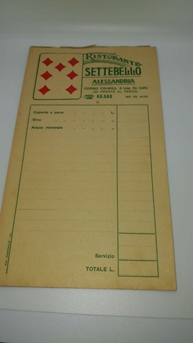 Vecchia pubblicità ristorante - vecchia,