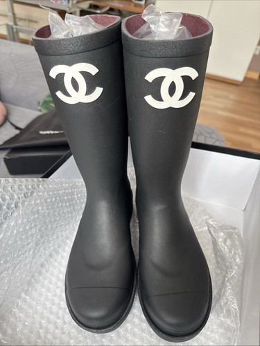 Stivali gomma chanel 38 - chanel, n.38